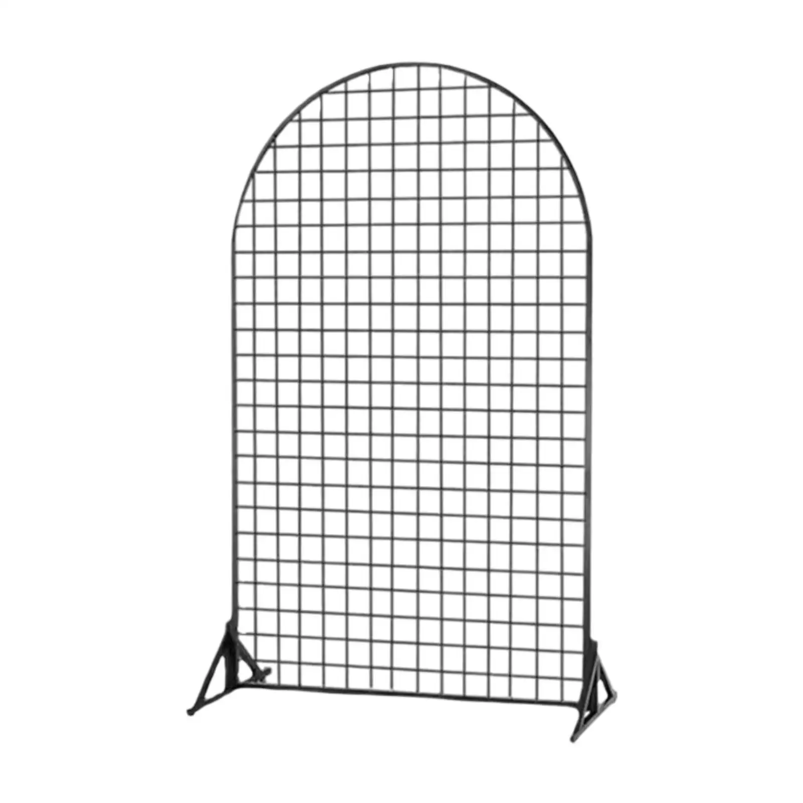 Grid Display Rack Craft Fair Display Rack Accessory Efficient Lightweight Movable Metal Grid Wall Panel for Home Decor Retail