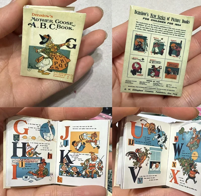 Miniature Book Mini Hardcover Doll Book Comic Book Miniature Dollhouse Study Decoration Blythe Doll New Diy Miniature Dollhouse