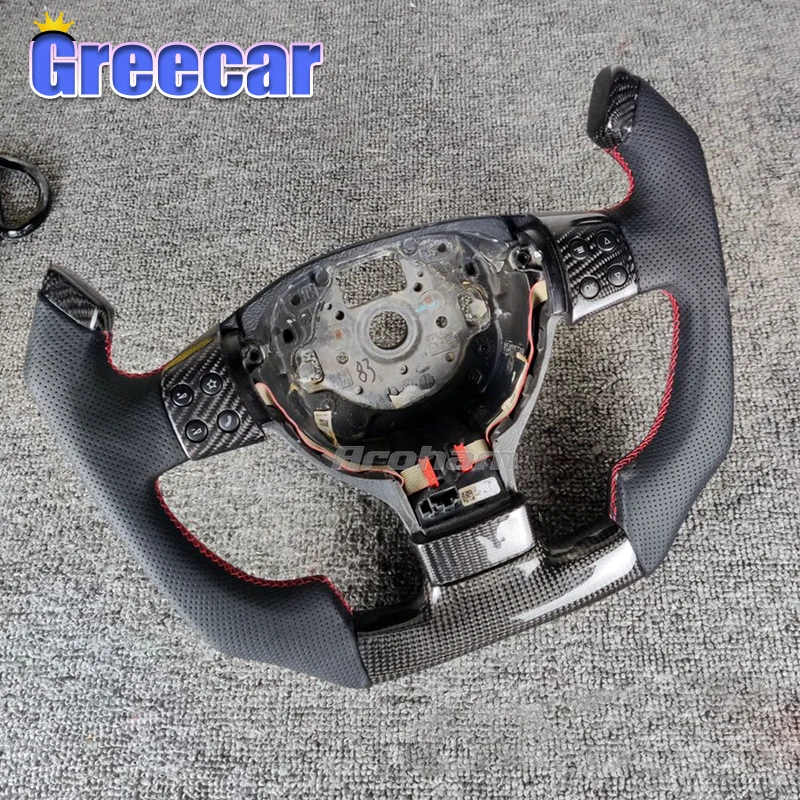 Carbon Fiber Steering Wheel 2003-2006 2007 2008 2009 For VW For Volkswagen Golf Mk5 GTI Passat Variant Tiguan Jetta Scirocco