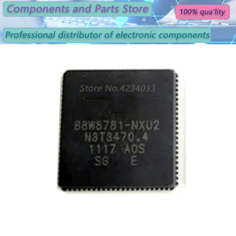 1-10PCS  88W8781-NXU2  88W8781-NXU  88W8781 QFN New100%  Original Stock