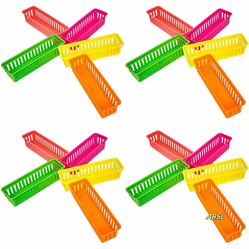 

Classroom Pencil Organizer Pencil Basket Or Crayon Basket, Variety Colors, Random Colors (20 Pack)