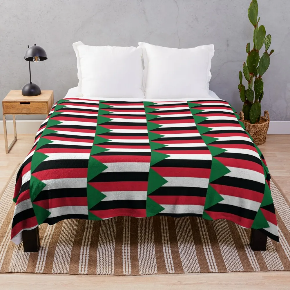 Sudan Throw Blanket Bed warm for winter Retros Blankets