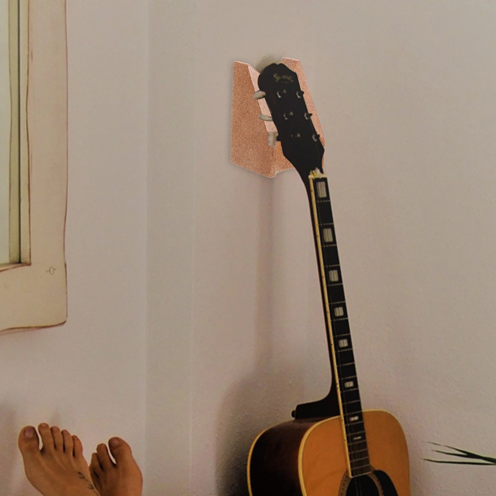 

Guitar Neck Rest Cradle Beech Material Electric Guitar Bass Ukulele Accessories Maintenance Kit Wooden Shims Lightweight