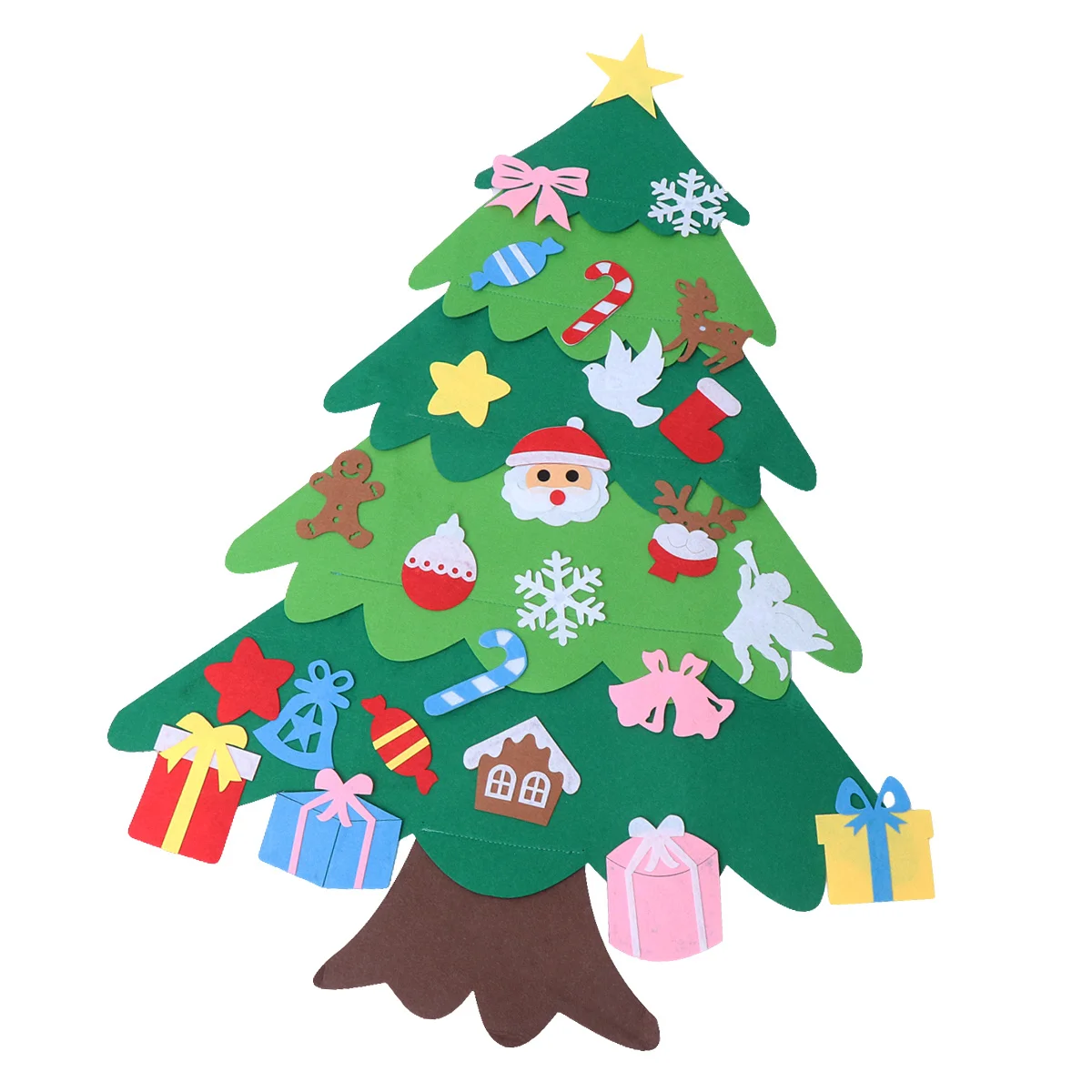 

Creative DIY Christmas Tree for Children Made from Premium Felt Fun Craft Activity Set Ideal for Early Learning Centers Holiday