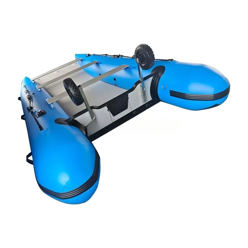 Genuine kit style inflatable catamaran inflatable dinghy with motor