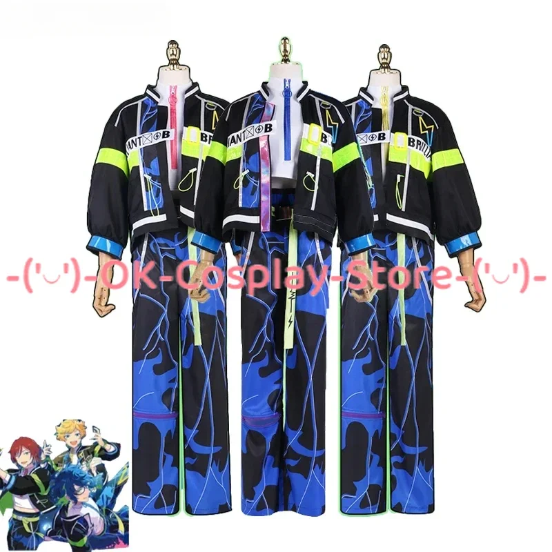 

Game Ensemble Stars Switch Brilliant Smile Tsumugi Aoba Sakasaki Natsume Harukawa Sora Cosplay Costume Party Suit Custom Made