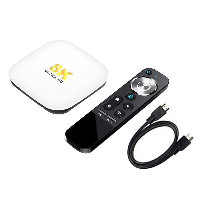 

Для H96 Max M2 TV Box 2 ГБ + 16 ГБ Android 13 Smart TV Box WIFI6 BT5.0 8K AV1 Медиаплеер RK3528 ТВ-приставка Прочная британская вилка