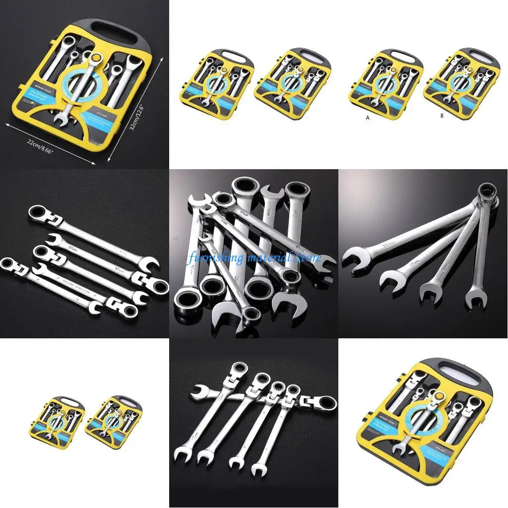 

Y5GD Dual Use Ratchet Wrench Quick Wrench Head Wrenches Socket Wrench Car Wrench