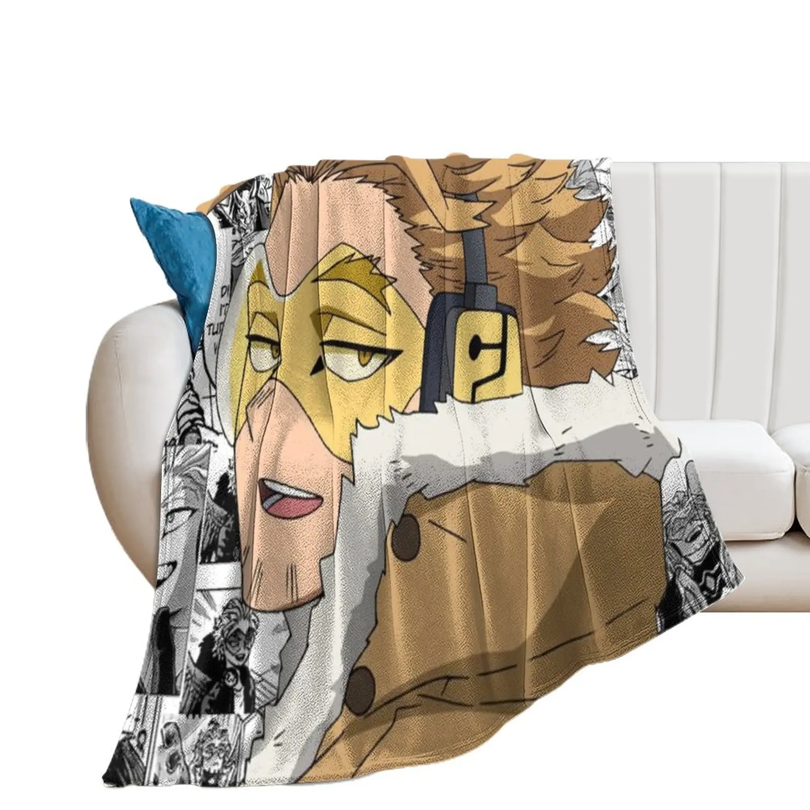 

hawks manga collage Throw Blanket Blankets For Baby Nap Blankets Sofas Of Decoration blankets ands