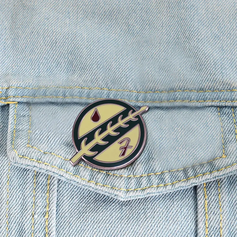 شارة إلهام تلفاز بوبا فيت-ماندالوريان بشعار المينا دبوس الخيال العلمي