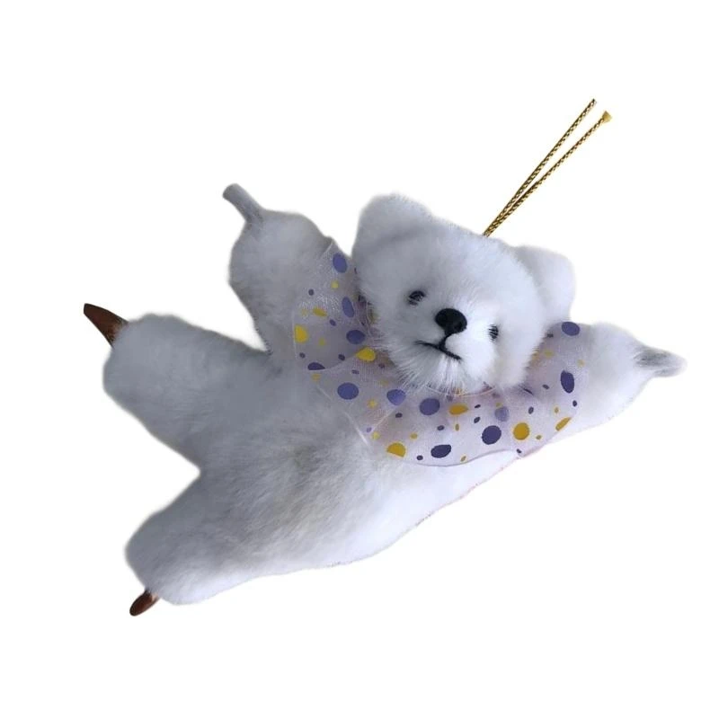 القلب الباليه الدب دمية أفخم قلادة أفخم زخرفة زخرفة ناعمة معلقة قلادة E0BF #6