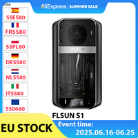 FLSUN S1 1200mm/s Ultra Fast Delta 3D Printer, CPAP High-Pressure Turbo Fan, Al Detection, Auto-leveling, 320*320*430mm