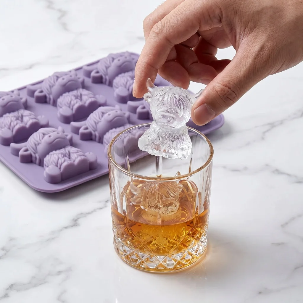 Silicone Ice  Cube Mold Food Puree Cheese Jelly Mold Bar Kitchen Tool Cocktail Cube Large-capacity Ice Trays  Kitchen Tool