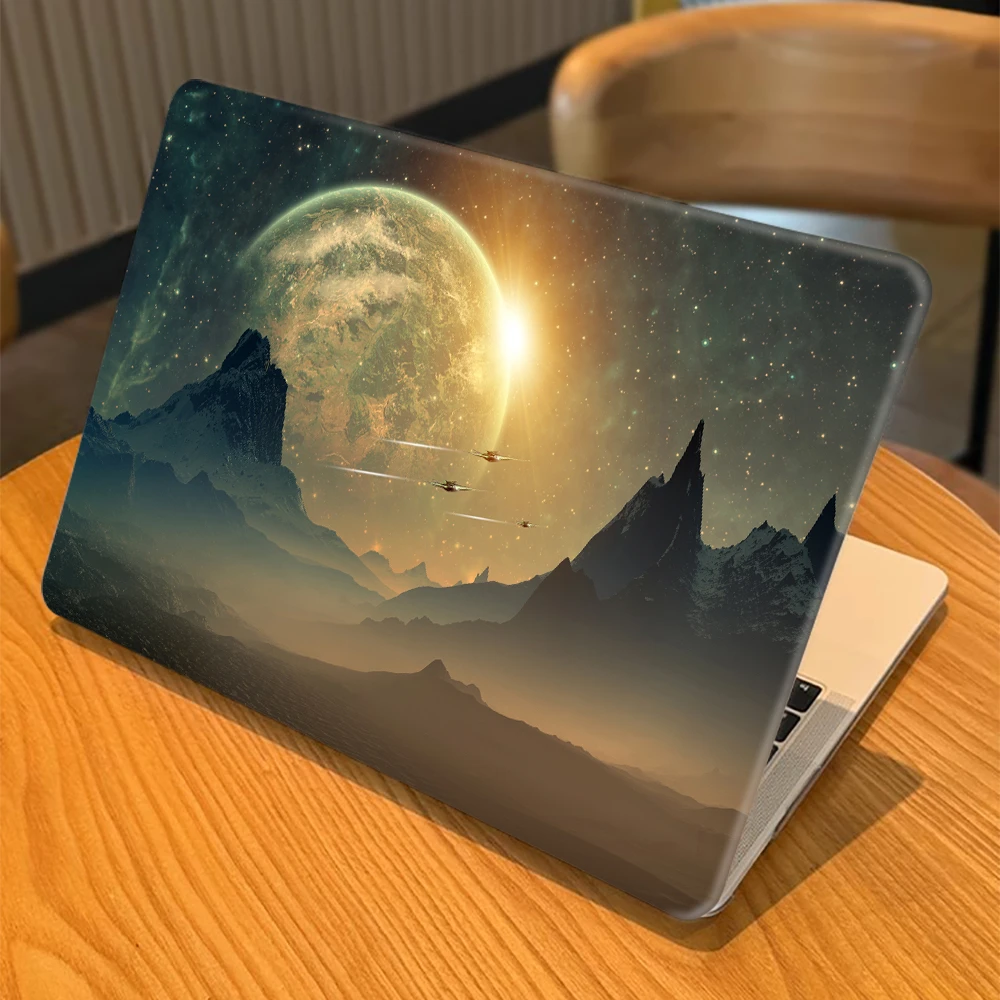 Laptop Case for MacBook Pro 16 2026 model A3428 A3429 M5 Funda for MacBook Neo Air 13 13.6 15 Space exploration UV Print Case