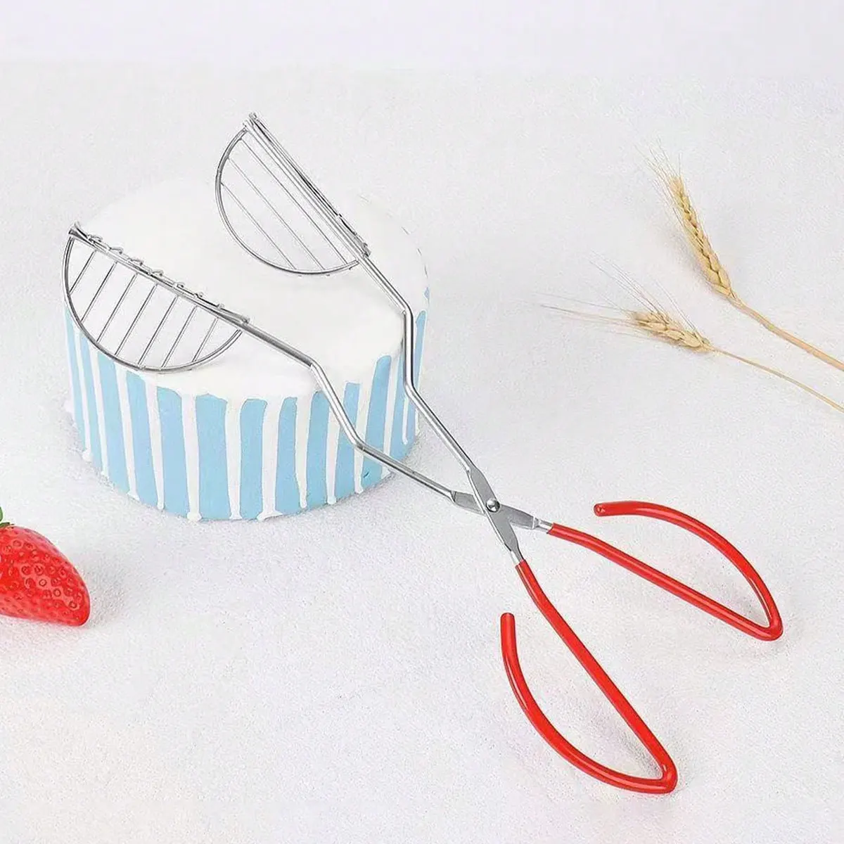 Stainless Steel Mexican Burrito Clip V-Shaped Clip Seaweed Sushi Clip Thin Pancake Clip Potato Chip Clip Shaping Clip 1Pcs