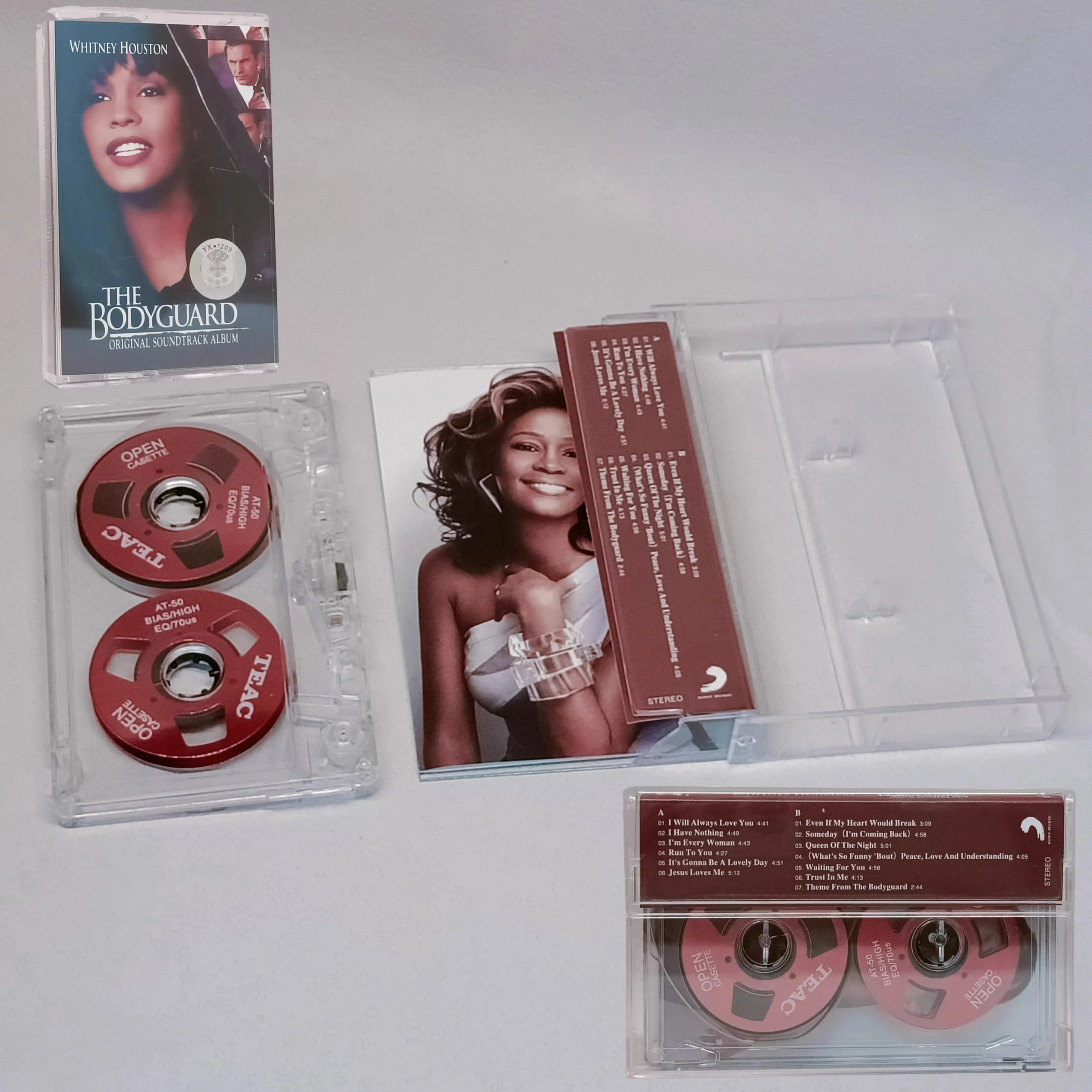 Pop Whitney Houston Music Magnetic Tape The Bodyguard Album Metal CD Cassettes Cosplay Walkman Music Record Soundtracks Box Gift