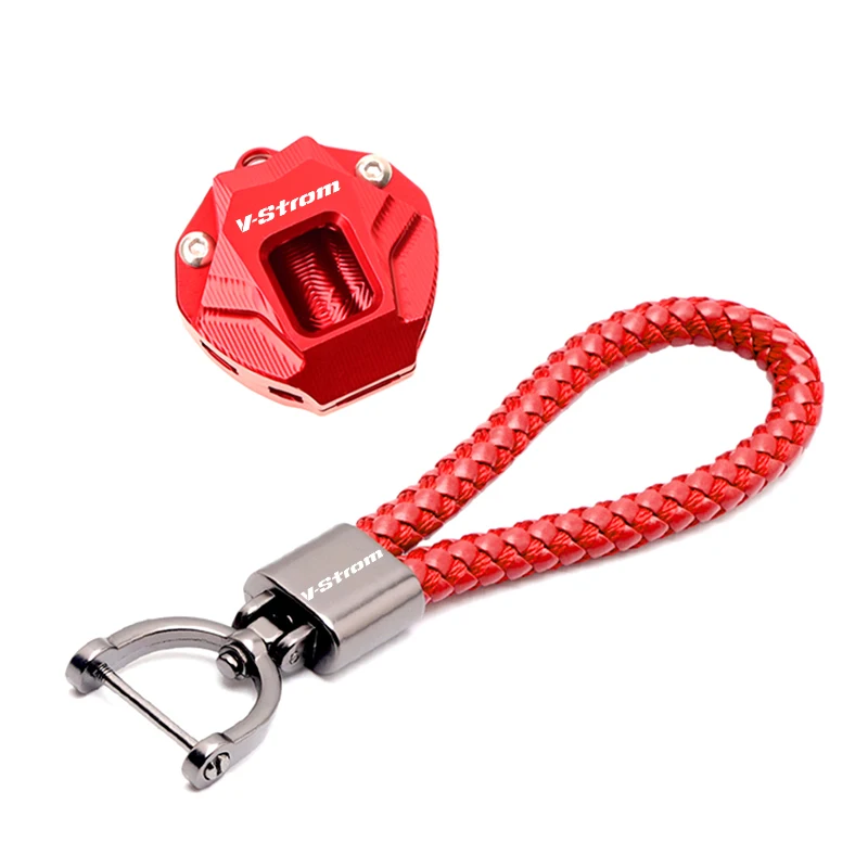 لسوزوكي الخامس ستروم 650 1000 1050 1050XT 800DE فستروم DL1050 DL650 800 DE دراجة نارية المفاتيح مفتاح حافظة شل غطاء سلسلة كيرينغ