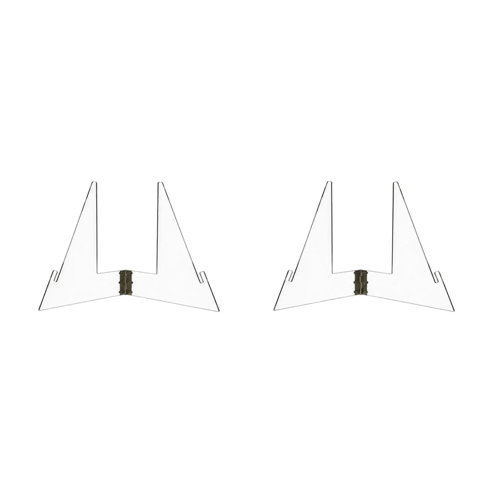 Clear Acrylic Belt Display Stand Foldable Rack for Karate MMA Championship Belt Showcase Shelf