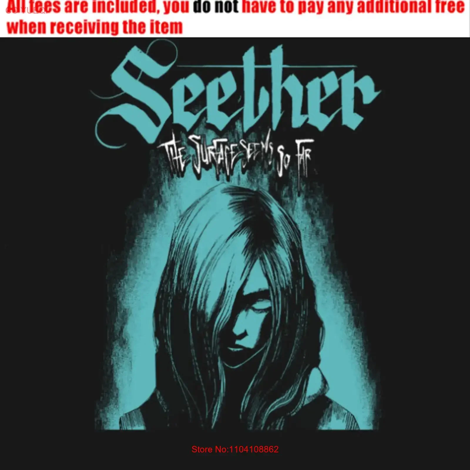 Seether The Surface Seems So Far Vintage Men T Shirt Cotton VA250 vintage Washed Versatile homme graphic Stylish Unisex Soft