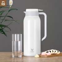 Youpin VIOMI 1.5L Thermal Insulation Kettle 316 Stainless Steel Inner Vacuum 24 Hours Hot/ Cold Water Bottle Cup Thermo Mug