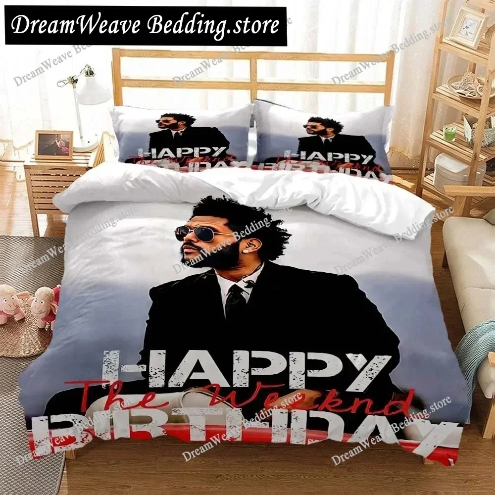 

3D Printed Die Weeknd Fashion Pop Singer Bedding Queen Bedding Set Customized King Size Soft And Comfortable Bedding Set963