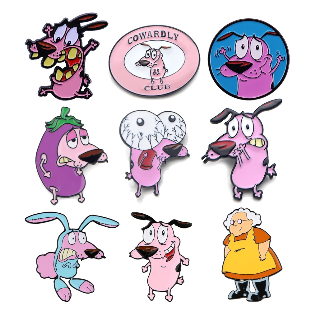 

Эмалированная заколка для лацканов с мультяшными иероглифами для щенков, животных, собак, броши для рюкзака, джинсовых курток, шляп, рубашек, аниме аксессуары