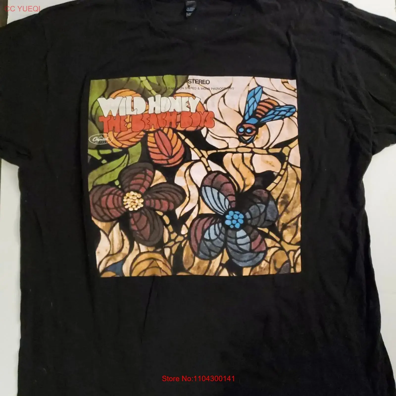 Camiseta The Beach Boys Wild Honey World Tour 2017, talla 2XL XXL, vintage, lavada, unisex, a la moda, cómoda, con gráfico, elegante