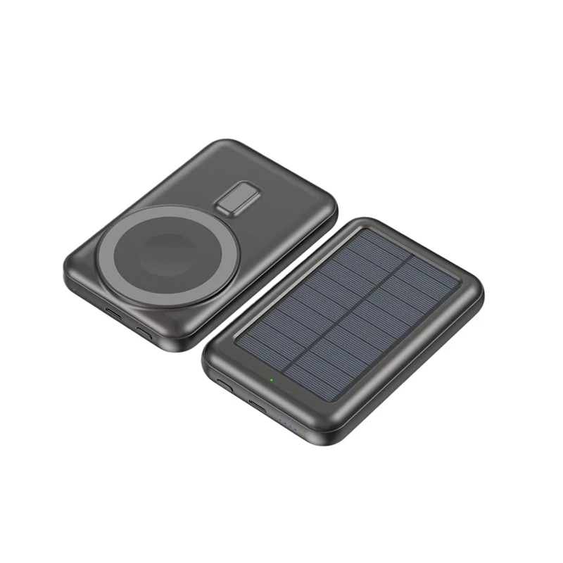 

Solar Power Bank 10000mAh Magnetic Wireless Charger Magsafe Powerbank for iPhone 15 14 13 12 Mini Portable Charger Spare Battery