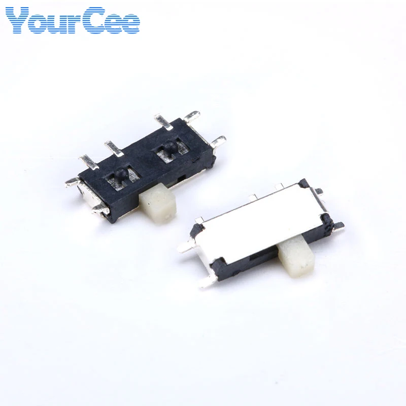 50Pcs MSK-12C02/MSK-02 Toggle Switch 7/8 Pin On/Off 1P2T SPDT SMD Toggle Slide Switch For MP3 MP4 Mini Switch