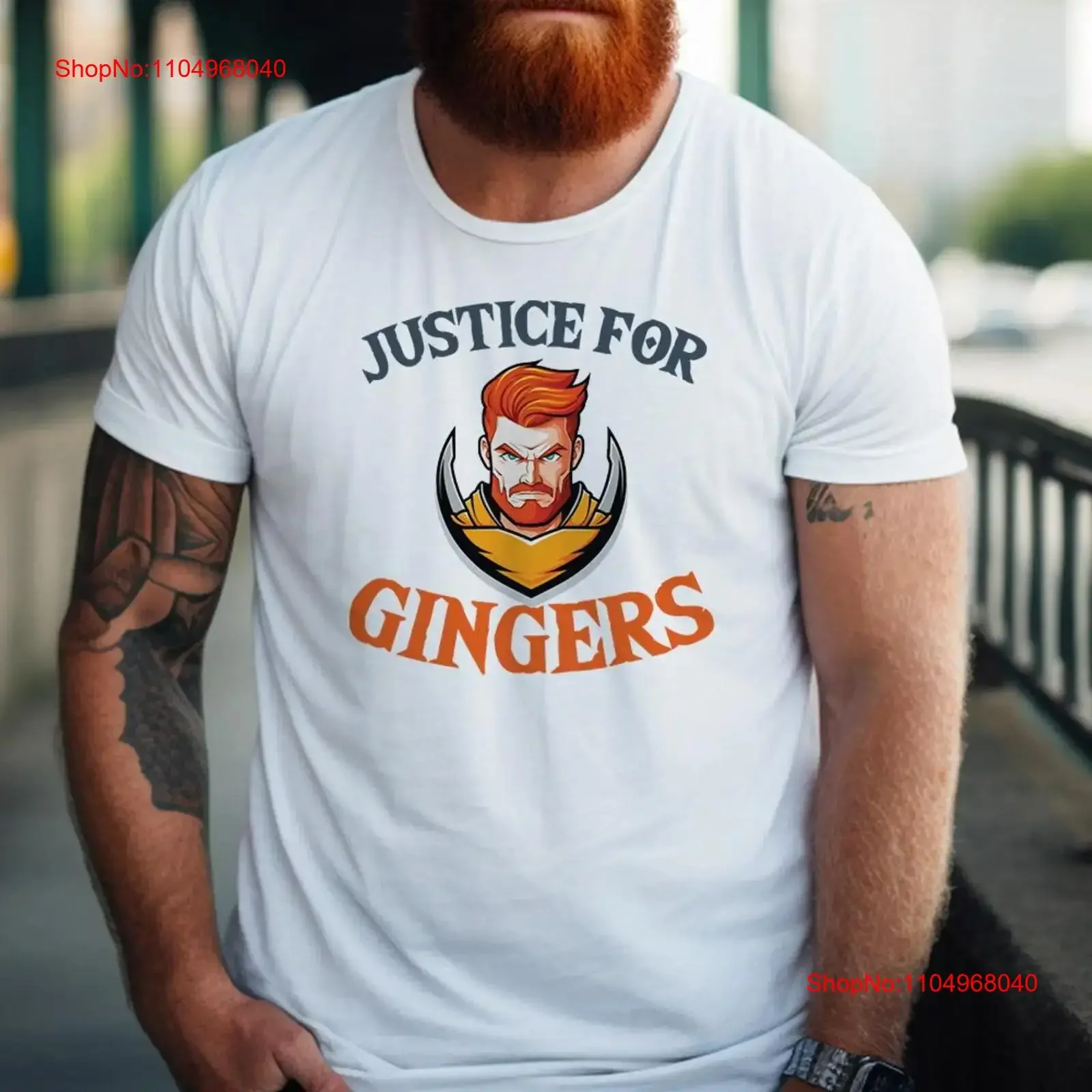 

Justice For Gingers T Shirt Funny Red Head Haired Dad Uncle Son Boyfriend Brother Birthday Fathers Day Christmas Top vintage