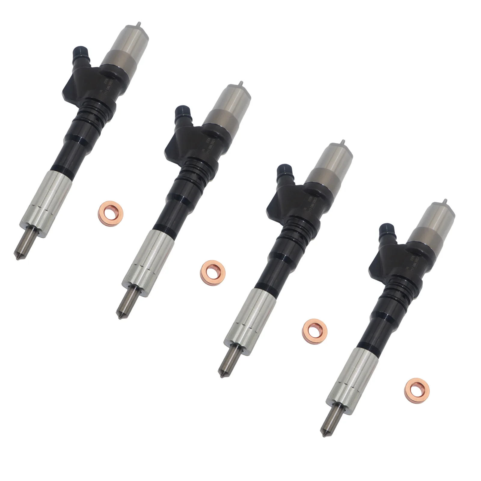 0950001210 4PCS Fuel injector Suitable for KOMATSU CRAWLER EXCAVATOR PC400-7 Engine SAA6D125