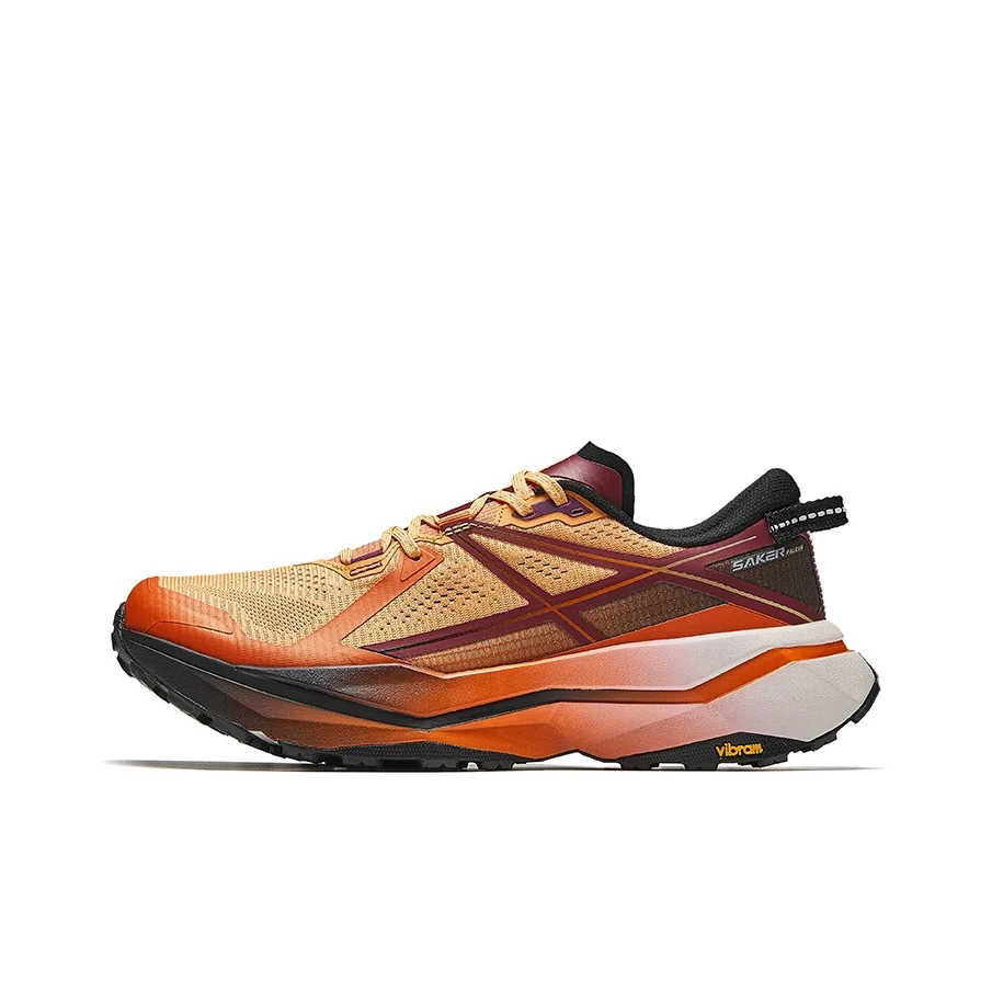 Anta Peregrine Falcon 2 Low top Carbon Plate Running Shoes Women's Yellow Black 122445516A-3