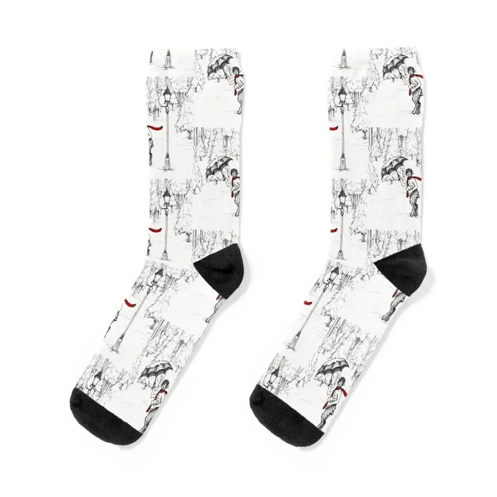 The Lion, The Witch, and the Wardrobe, Chronicles of Narnia Mr. Tumnus Socks kids loose Men's Socks Women's