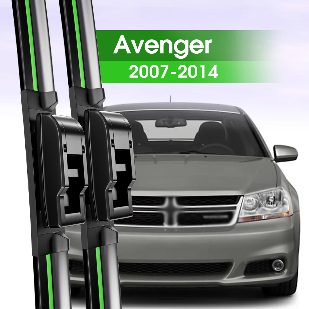 

2pcs Front Windshield Wiper Blades For Dodge Avenger 2007-2014 2008 2009 2010 2011 2012 2013 Windscreen Window Accessories