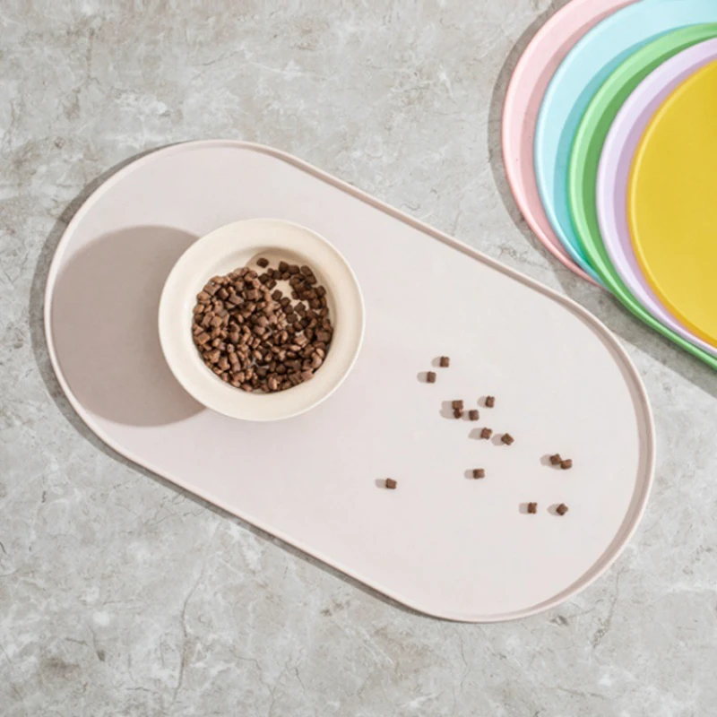 Tapete para Alimentar Gatos con Diseño Antideslizante e Impermeable, Compatible con Platos para Gatos/Perros, para Hogares con Múltiples Mascotas y Dueños de Perros