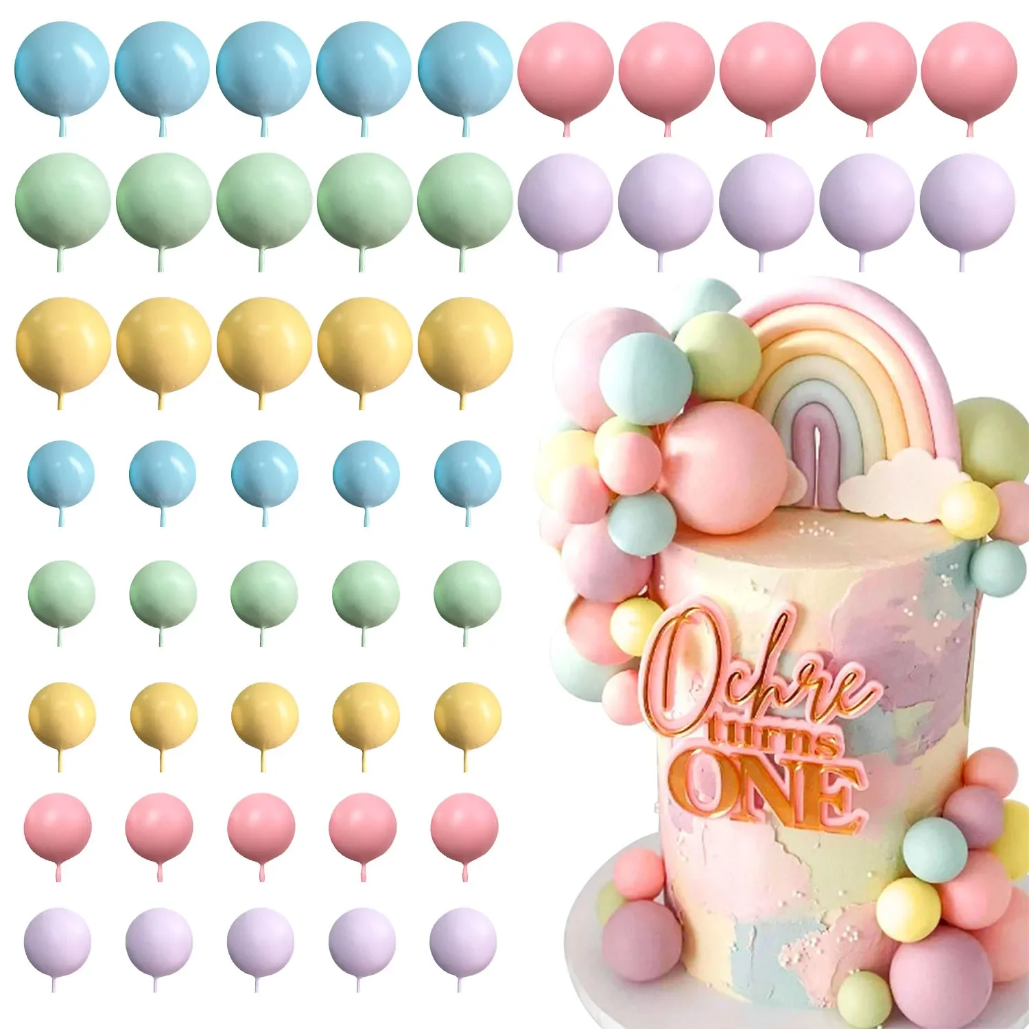 50 Colorful Balloon… - image