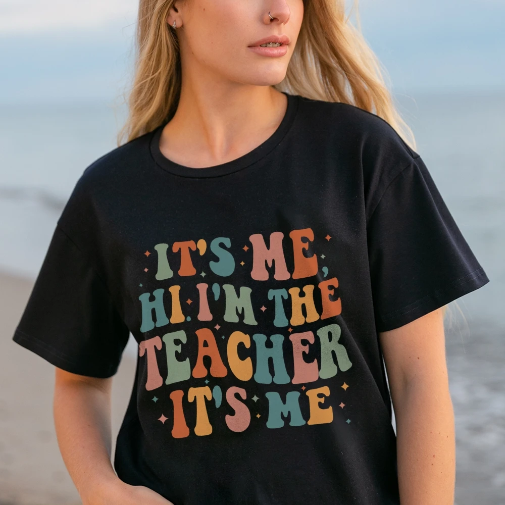 Matching Teacher Shirts Teacher Shirt Kindergarten Teacher Shirt Teacher Gift It's Me Hi I'm The Teacher It's Me