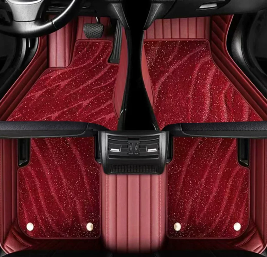 Custom special car floor mats for Alfa Romeo Stelvio 2025-2017 best quality waterproof double layers carpets for Stelvio 2022