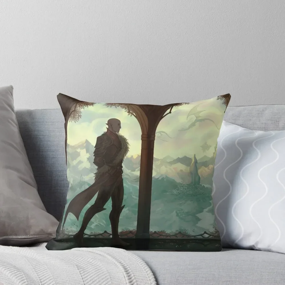 

Halls of Arlathan Throw Pillow Christmas Pillow Cases christmas pillowcases Luxury Pillow Cover