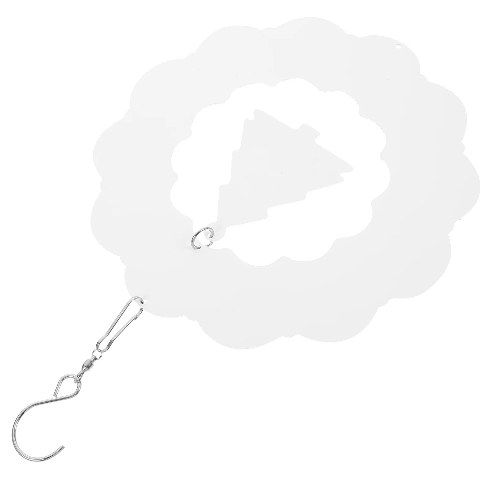 

Christmas Tree Wind Chime Diy Sublimation Blank Wind Spinner Aluminum Hanging Ornament For Garden Yard Porch Decor