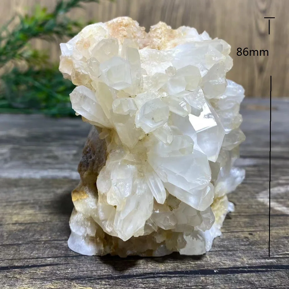 Crystal Natural Clear Quartz Cluster Skull Stone Specimen Free Form Gemstone Decoration  Beauty Healing Home Mineral
