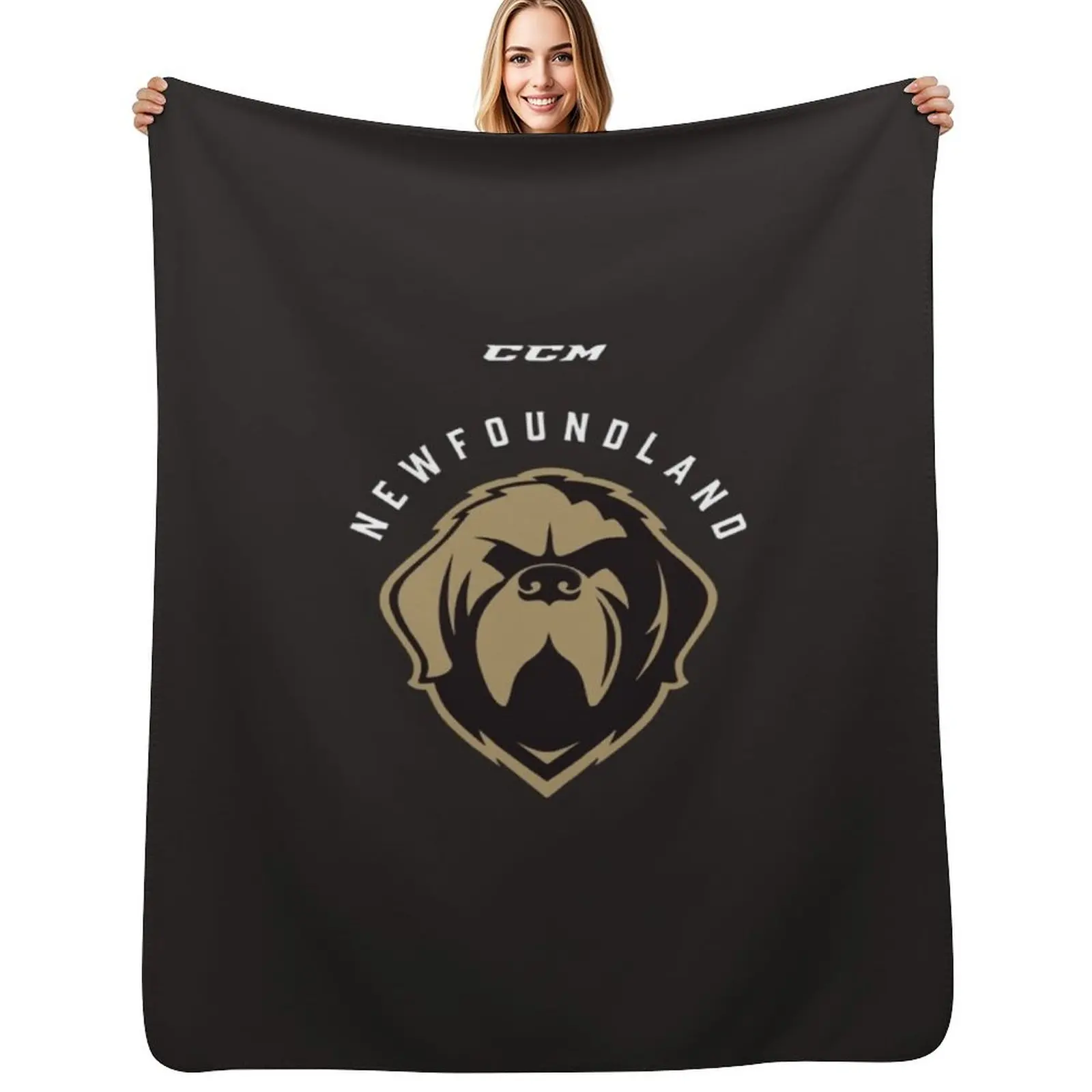 

Best Selling - Newfoundland Growlers Merchandise Essential T-Shirt Throw Blanket Nap Giant Sofa Bed covers wednesday Blanket