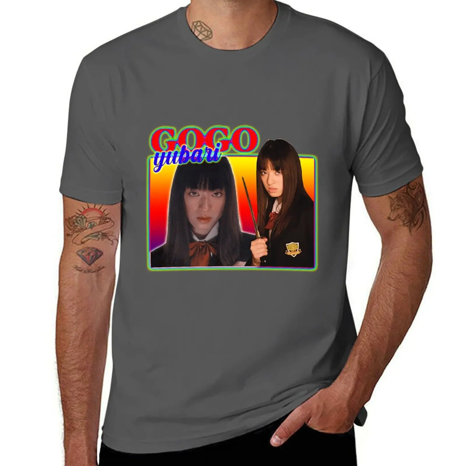 Kill Bill T-Shirtgogo yubari art T-Shirt Plus Size Loose Fit T-Shirt