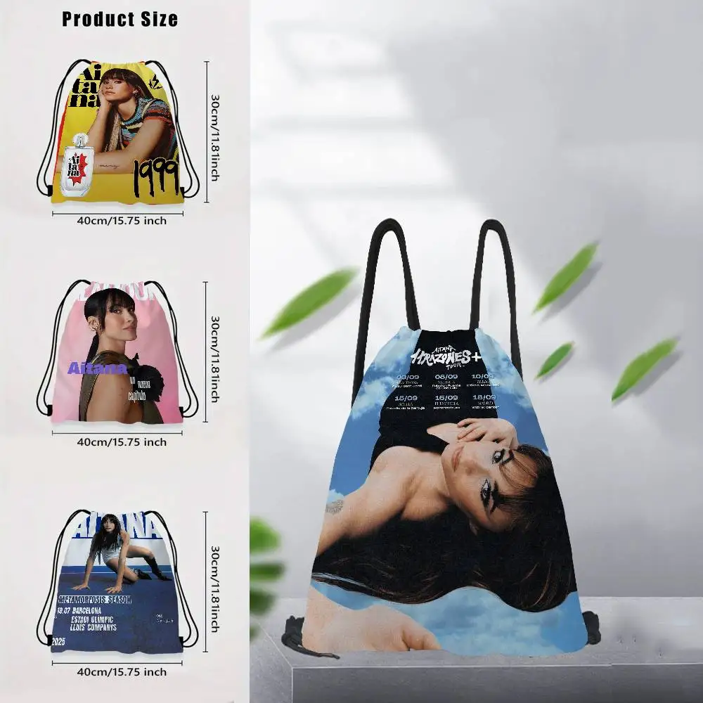 حقيبة ظهر برباط من A-Aitana O-Ocana Singer للأحذية وحقائب كتف وحقيبة رياضية #6