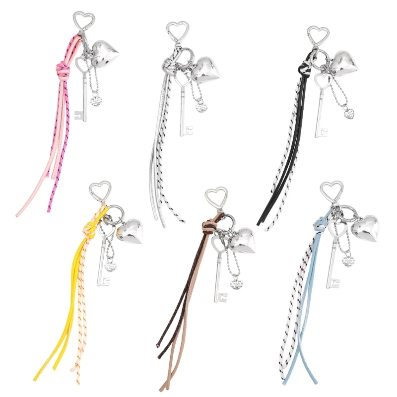 

Delicate Braided Keychain Phone Charm Bag Pendant Keyring for Fashion Women