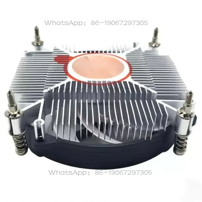 Ultra-thin Copper Core 4-wire Temperature-controlled Fan 12th Generation 1700115X1200 Silent All-in-one Machine Cpu Radiator