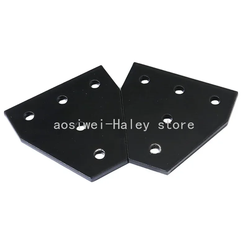 4 قطعة/الوحدة ركن قوس لوحة T شكل 5 ثقوب 90 درجة اتصال خارجي لوحة 2020 سبائك الألومنيوم النتوء الشخصي 4040 #6