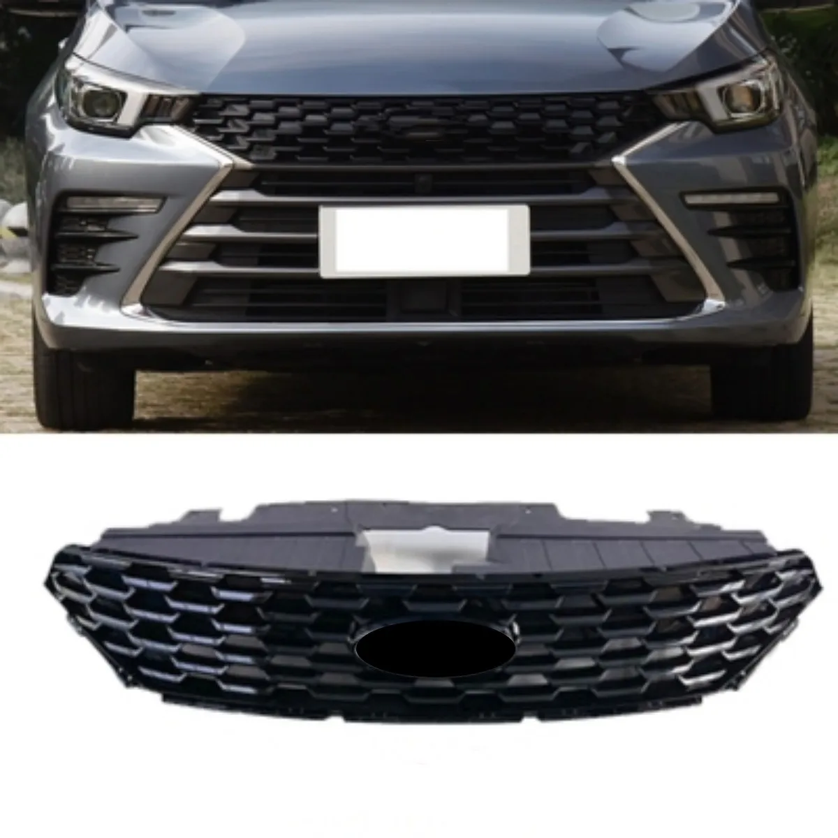 Front Bumper Grill Mask Radiator Grille for Chery ARRIZO 5PLUS 6pro Racing Grills