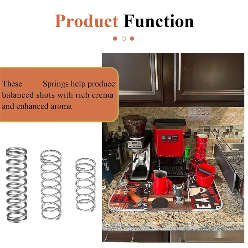 A74M-Low Profile Thin Drip Tray & Hole Steam Tip & Spring Modification Kit, für Gaggia Classic Pro Espresso Coffee Machine