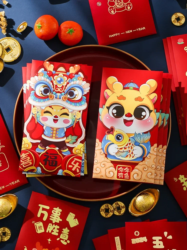 New Year red envelope bag Spring Festival children's cartoon thousand yuan pressure year old personality creative Li is sealed